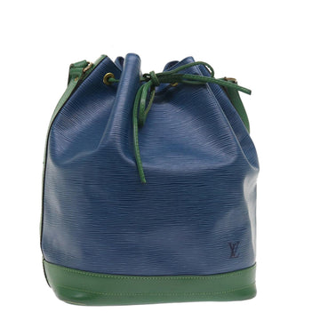 LOUIS VUITTON Epi Bicolor Noe Shoulder Bag Green Blue M44044 LV Auth 54646