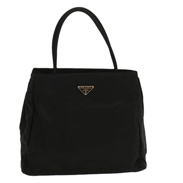 PRADA Hand Bag Nylon Black Auth 54822