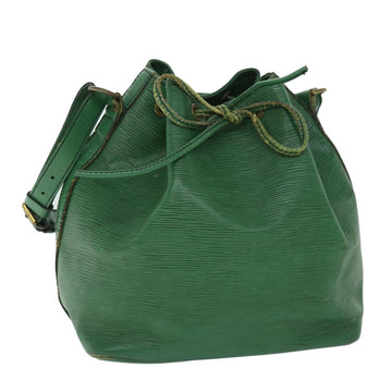 LOUIS VUITTON Epi Petit Noe Shoulder Bag Vintage Green M44104 LV Auth 54871