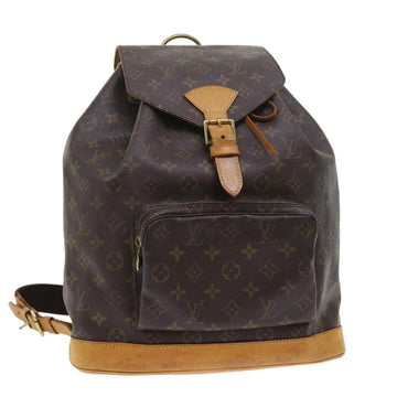 LOUIS VUITTON Monogram Montsouris GM Backpack M51135 LV Auth 55075