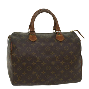 LOUIS VUITTON Monogram Speedy 30 Hand Bag M41526 LV Auth 55097