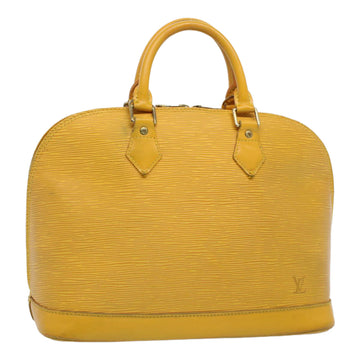 LOUIS VUITTON Epi Alma Hand Bag Tassili Yellow M52149 LV Auth 55126