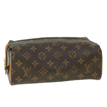 LOUIS VUITTON Monogram Trousse Patte Pression Cosmetic Pouch M47636 Auth 55157