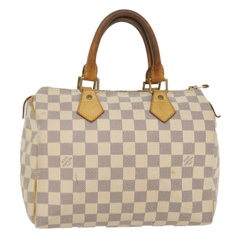 LOUIS VUITTON Damier Azur Speedy 25 Hand Bag N41534 LV Auth 55194