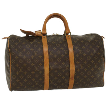 LOUIS VUITTON Monogram Keepall 50 Boston Bag M41426 LV Auth 55217