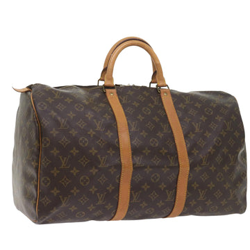 LOUIS VUITTON Monogram Keepall 50 Boston Bag M41426 LV Auth 55344