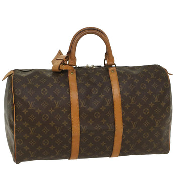 LOUIS VUITTON Monogram Keepall 50 Boston Bag M41426 LV Auth 55976