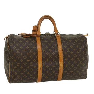 LOUIS VUITTON Monogram Keepall 50 Boston Bag M41426 LV Auth 55983