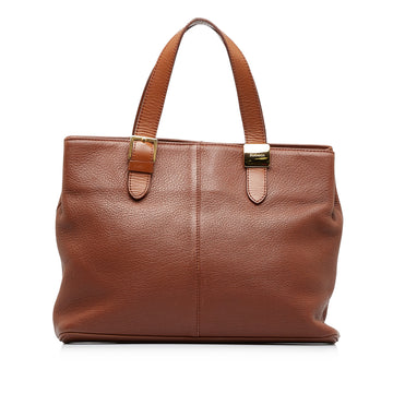 BURBERRY Leather Tote Tote Bag