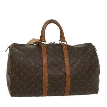 LOUIS VUITTON Monogram Keepall 45 Boston Bag M41428 LV Auth 56134