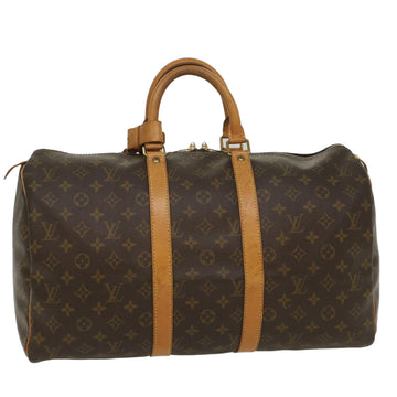 LOUIS VUITTON Monogram Keepall 45 Boston Bag M41428 LV Auth 56244