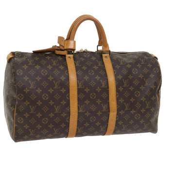 LOUIS VUITTON Monogram Keepall 50 Boston Bag M41426 LV Auth 56254