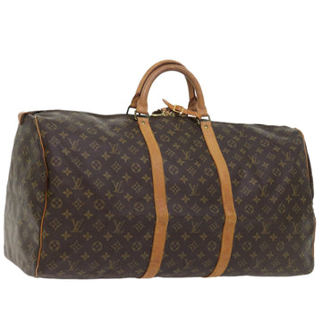 LOUIS VUITTON Monogram Keepall 60 Boston Bag M41422 LV Auth 56259