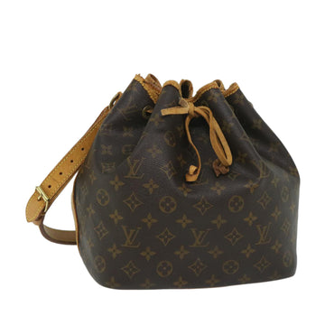 LOUIS VUITTON Monogram Petit Noe Shoulder Bag M42226 LV Auth 56502