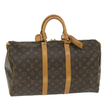 LOUIS VUITTON Monogram Keepall 45 Boston Bag M41428 LV Auth 56512