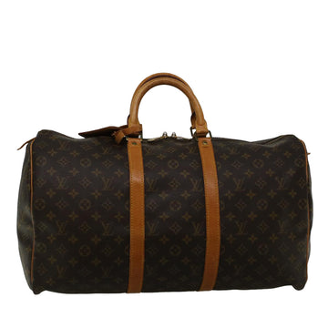 LOUIS VUITTON Monogram Keepall 50 Boston Bag M41426 LV Auth 56514