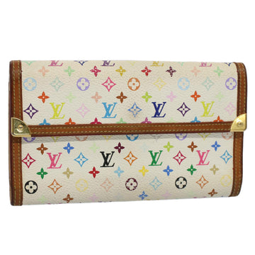 LOUIS VUITTON Multicolor Porte Tresor International Wallet M92659 LV Auth 56699