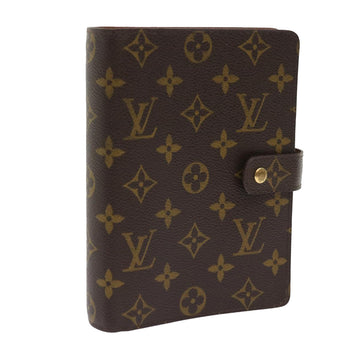 LOUIS VUITTON Monogram Agenda MM Day Planner Cover R20105 LV Auth 56800