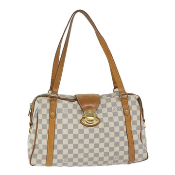 LOUIS VUITTON Damier Azur Stresa PM Tote Bag M51188 LV Auth 56973