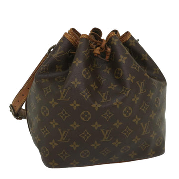 LOUIS VUITTON Monogram Petit Noe Shoulder Bag M42226 LV Auth 56975