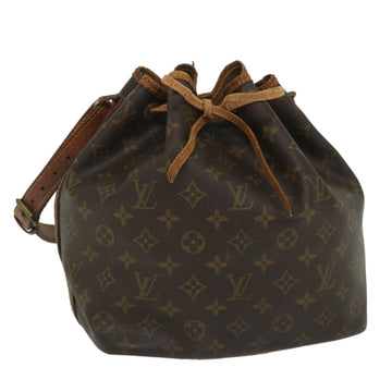 LOUIS VUITTON Monogram Petit Noe Shoulder Bag M42226 LV Auth 56977