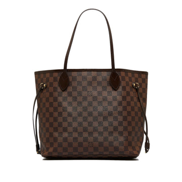 LOUIS VUITTON Damier Ebene Neverfull MM Tote Bag