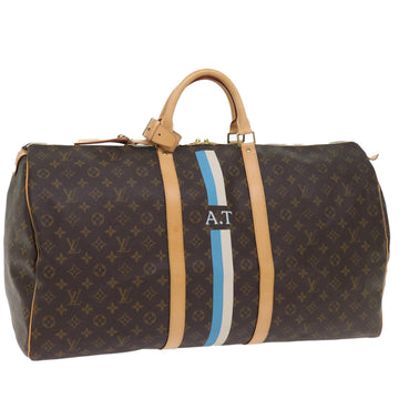 LOUIS VUITTON Monogram My LV Heritage A.T Keepall 60 Bag M41422 LV Auth 57065