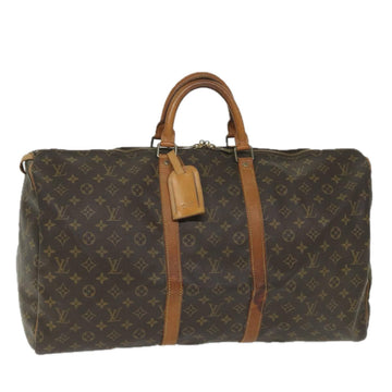 LOUIS VUITTON Monogram Keepall 55 Boston Bag M41424 LV Auth 57106