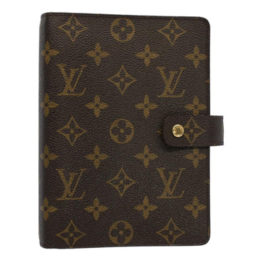 LOUIS VUITTON Monogram Agenda MM Day Planner Cover R20105 LV Auth 57119