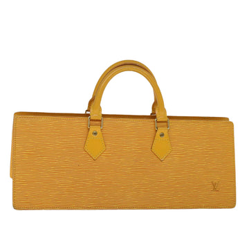 LOUIS VUITTON Epi Sac Triangle Hand Bag Yellow M52097 LV Auth 57168