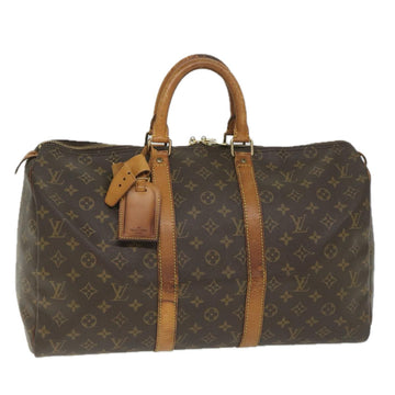 LOUIS VUITTON Monogram Keepall 45 Boston Bag M41428 LV Auth 57470