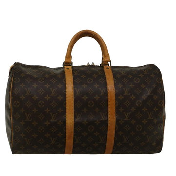 LOUIS VUITTON Monogram Keepall 50 Boston Bag M41426 LV Auth 57706