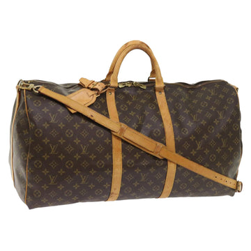 LOUIS VUITTON Monogram Keepall Bandouliere 60 Boston Bag M41412 LV Auth 57717