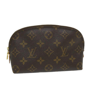 LOUIS VUITTON Monogram Pochette Cosmetic PM Cosmetic Pouch M47515 LV Auth 57880