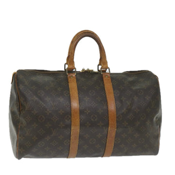 LOUIS VUITTON Monogram Keepall 45 Boston Bag M41428 LV Auth 57955