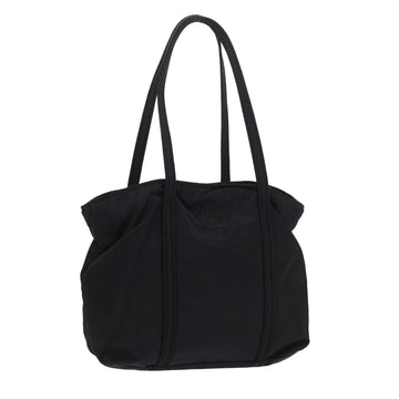 PRADA Hand Bag Nylon Black Auth 58112