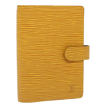 LOUIS VUITTON Epi Agenda PM Day Planner Cover Yellow R20059 LV Auth 58114