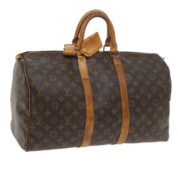 LOUIS VUITTON Monogram Keepall 45 Boston Bag M41428 LV Auth 58136