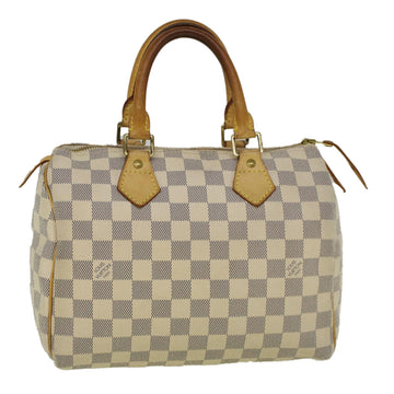 LOUIS VUITTON Damier Azur Speedy 25 Hand Bag N41534 LV Auth 58325