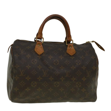 LOUIS VUITTON Monogram Speedy 30 Hand Bag M41526 LV Auth 58492