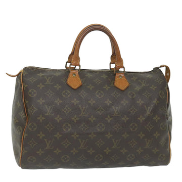 LOUIS VUITTON Monogram Speedy 35 Hand Bag M41524 LV Auth 58756