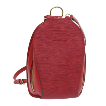 LOUIS VUITTON Epi Mabillon Backpack Castilian Red M52237 LV Auth 59150