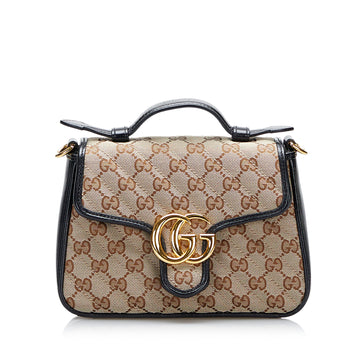 Gucci GG Marmont Canvas Satchel