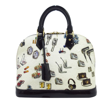 LOUIS VUITTON Vernis Alma Sticker PM Handbag