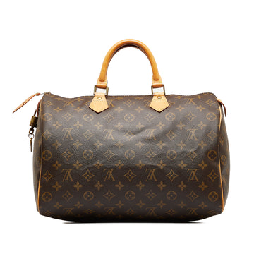 LOUIS VUITTON Monogram Speedy 35 Boston Bag