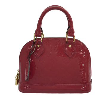 LOUIS VUITTON Monogram Vernis Alma BB Satchel