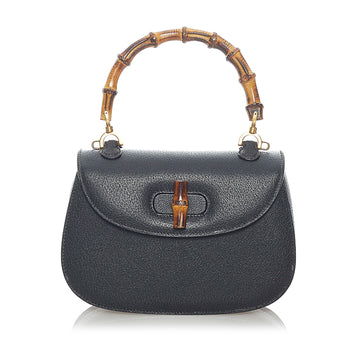 Gucci Bamboo Night Leather Handbag