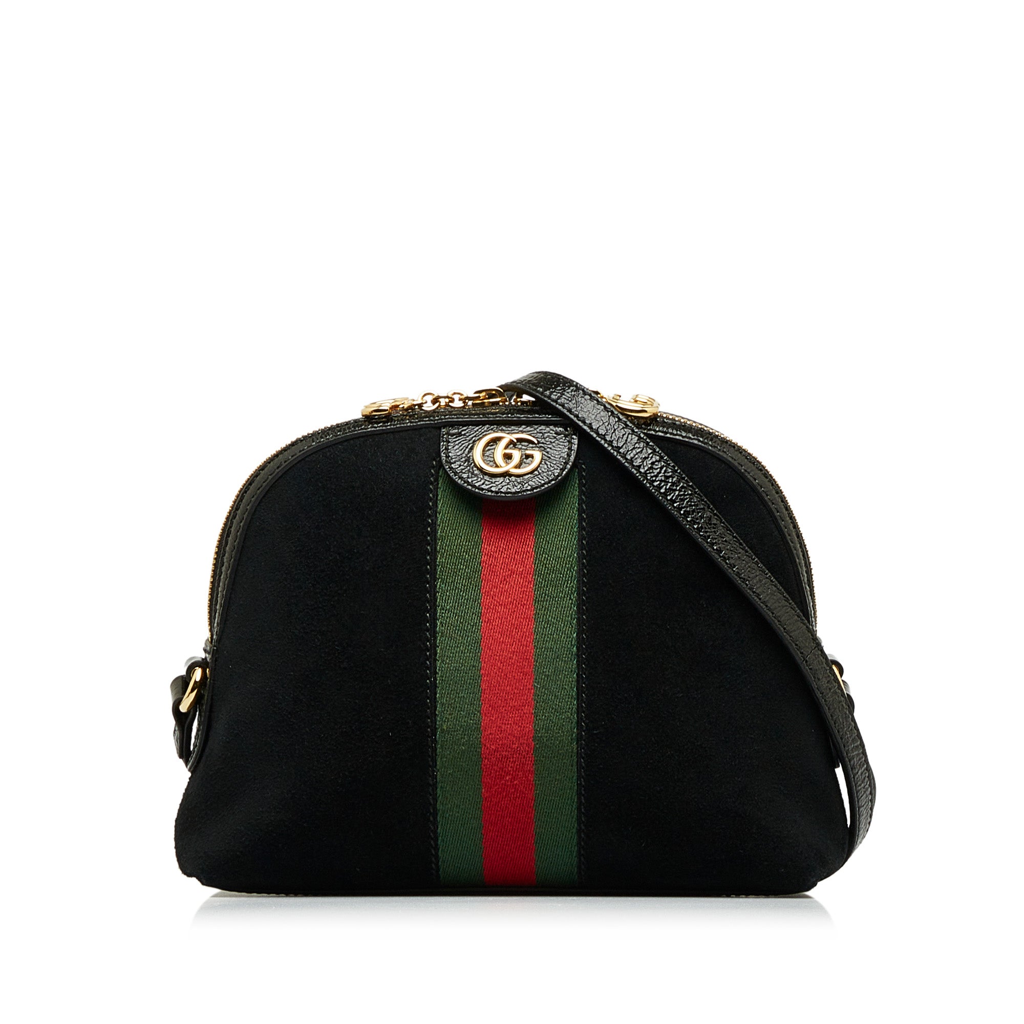 GUCCI Small Suede Ophidia Crossbody Bag