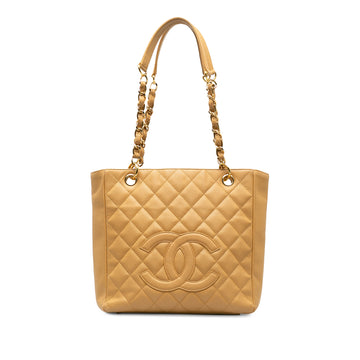 CHANEL Caviar Petite Shopping Tote Tote Bag