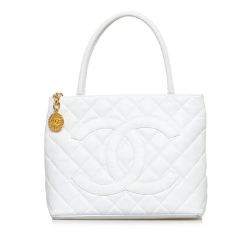 CHANEL Caviar Medallion Tote Tote Bag